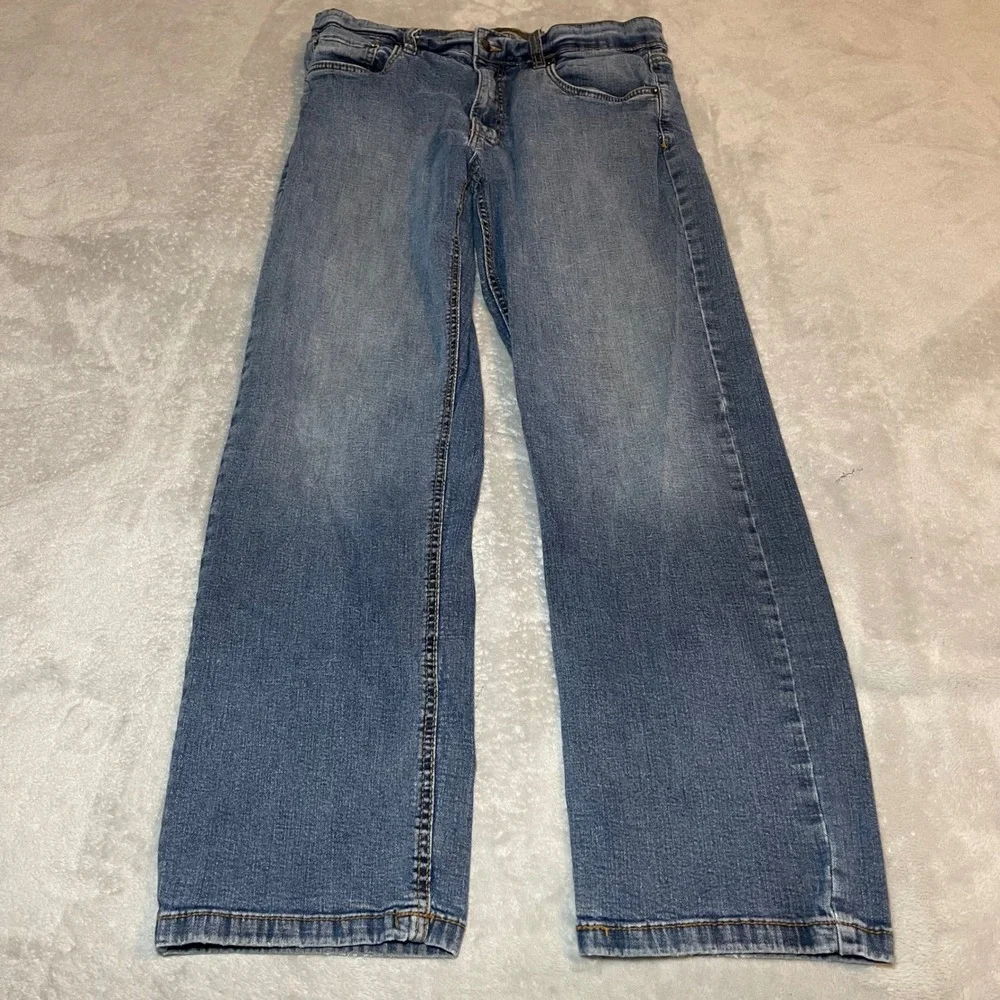Urban Star Jeans Mens 36x32 Blue Straight Leg Stretch Denim Pants Mid Rise